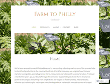 Tablet Screenshot of farmtophilly.com